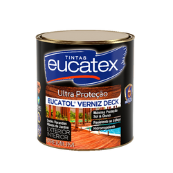 Verniz Deck Semibrilhante 900ML Eucatex - Petrotintas