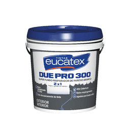 Fundo Preparador de Paredes Due Pro 300 3,6L Branc... - Petrotintas