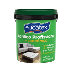 Tinta Acrilica Profissional Branco 18l Eucatex - Petrotintas
