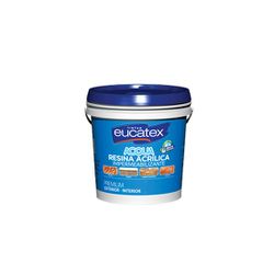 Resina Acrílica Base Água 3,6L (Balde) Eucatex - Petrotintas