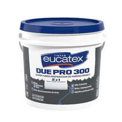 Fundo Preparador de Paredes Due Pro 300 15L Branco... - Petrotintas