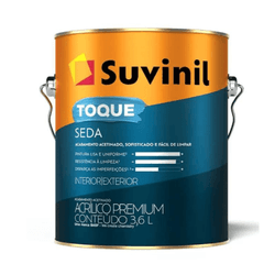 Tinta Acrílica Toque Seda Acetinada 3,6L Suvinil - Petrotintas