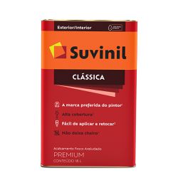 Tinta Clássica Fosco 18L Suvinil - Petrotintas