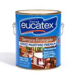 Verniz Marítimo Acetinado 3,6L Eucatex - Petrotintas