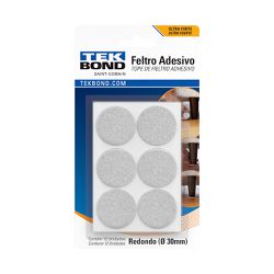 Feltro Red 30mm Branco com 12 unidades Tekbond - Petrotintas