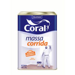 Massa Corrida 25KG Coral - Petrotintas