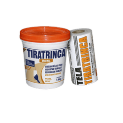 Kit Tira Trinca Massa 0,9KG+Tela 2,5M - Petrotintas