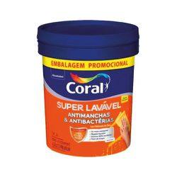 Tinta Acrílica Super Lavável Antimanchas 20L Branc... - Petrotintas