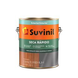 Esmalte Base Água Seca Rápido Brilhante 3,6L Suvin... - Petrotintas