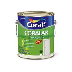 Tinta Acrílica Coralar Fosco 3,6L Coral - Petrotintas
