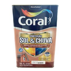 Proteção Sol & Chuva Resina Impermeabilizante 18L ... - Petrotintas