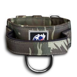 COLEIRA TÁTICA 5cm COM ALÇA camuflada militar - 13... - PETSPACE