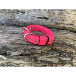 COLEIRA BABY 3cm glitter pink - 716 - PETSPACE