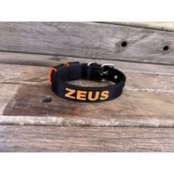 COLEIRA BABY PERSONALIZADA 3cm preta com nome em l... - PETSPACE