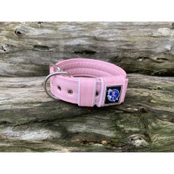 COLEIRA LISA 5cm rosa bebê - 1119 - PETSPACE