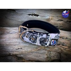 COLEIRA SUPERCONFORT 5cm caveira mexicana branca c... - PETSPACE
