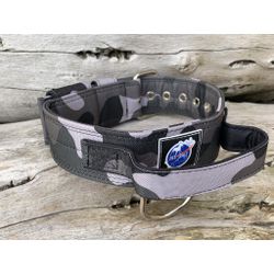 COLEIRA TÁTICA 5cm COM ALÇA cinza 1 - 1301 - PETSPACE