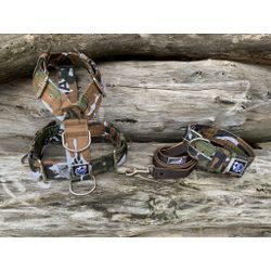 KIT PEITORAL UNIVERSAL, COLEIRA CAMUFLADA E GUIA D... - PETSPACE