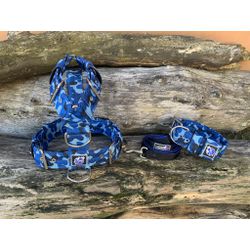KIT PEITORAL UNIVERSAL, COLEIRA CAMUFLADA E GUIA D... - PETSPACE