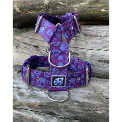 Peitoral universal CAVEIRA ROXA - 043 - PETSPACE