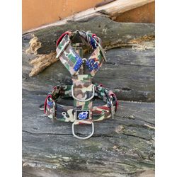 Peitoral universal CAMUFLADO USA 2 - 10004 - PETSPACE