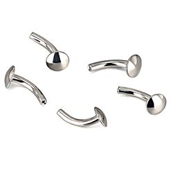  Piercing de umbigo de titânio flutuante hipoalerg... - Pierce Boutique