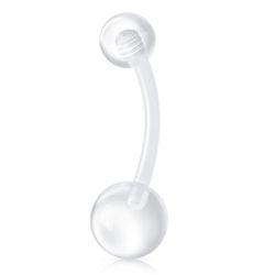Umbigo bolinha em Bioflex - PB-W7047 - Pierce Boutique