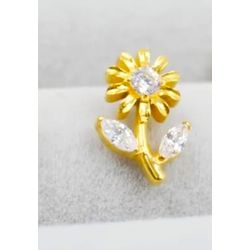  Labret, Florzinha Trabalhada com Pedra Central e ... - Pierce Boutique