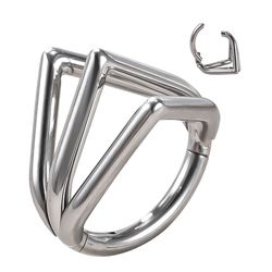 Argola Clicker Com Pontas Triangulares - PB-0705 - Pierce Boutique