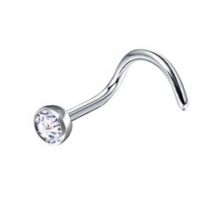 Piercing de Nariz com Topo Pedrinhas Nostril - PB-... - Pierce Boutique