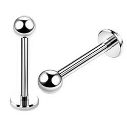 Labret Rosca Interna Com Esfera Polida ,Pvd e Tit... - Pierce Boutique