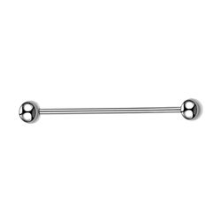 Piercing Para Orelha Transversal Bolinha em Titani... - Pierce Boutique
