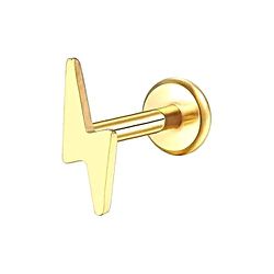 Labret Raio Completo.( Raio e Base) - PB-0068 - Pierce Boutique