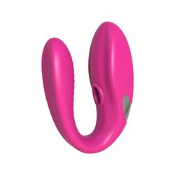 Vibrador de Casal com Pulsação - UMI - S-Hande - Pimenta Angelical 