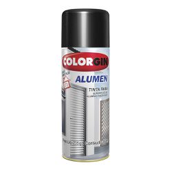 Spray Alumen Preto Fosco - Colorgin - PinteDecore