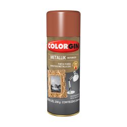 Spray Metallik Cobre - Colorgin - PinteDecore