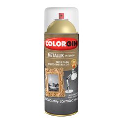 Spray Metallik Verniz Incolor - Colorgin - PinteDecore