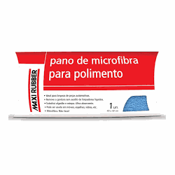Pano para Polimento de Microfibra azul - Maxi Rubb... - PinteDecore