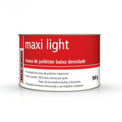 Massa Poliéster Maxi Light - Maxi Rubber - PinteDecore
