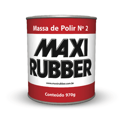 Massa de polir Nº2 1Kg - Maxi Rubber - PinteDecore