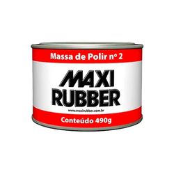 Massa de polir Nº2 490g - Maxi Rubber - PinteDecore
