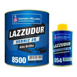 Kit Verniz 8500 + Endurecedor 054 900Ml Lazzuril - PinteDecore