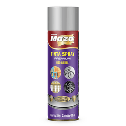 Spray Alumínio Alta Temperatura - Maza - PinteDecore
