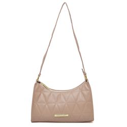 Bolsa Baguete Matelassê Amendoa - shpbag baguete m... - Pira Pitanga