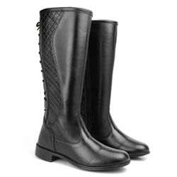 Bota Montaria Cano Alto Preta - stretw montaria pr... - Pira Pitanga