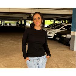 Blusa Manga Longa Preta - sulbr manga longa preta - Pira Pitanga