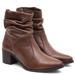 Bota Sanfonada Marrom - vnt 5494 - Pira Pitanga