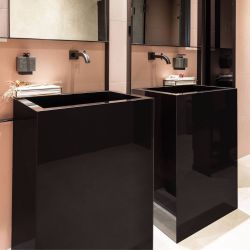 Porcelanato Técnico Bloc Dark Polido 80x160 cm Eli... - Piso de Pedra Curitiba