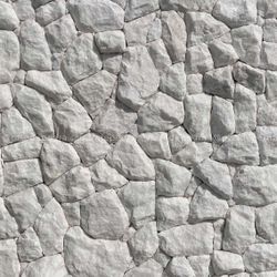 Pedra Moledo Branca Irregular - 007329 - Piso de Pedra Curitiba