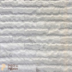 Revestimento Mármore Branco Piguês 7x24 cm - 00809... - Piso de Pedra Curitiba
